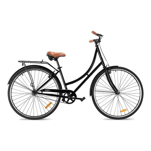 Bicicleta Paseo Philco Sicilia R700c Frenos V-brake Color Negro Tamaño del cuadro M