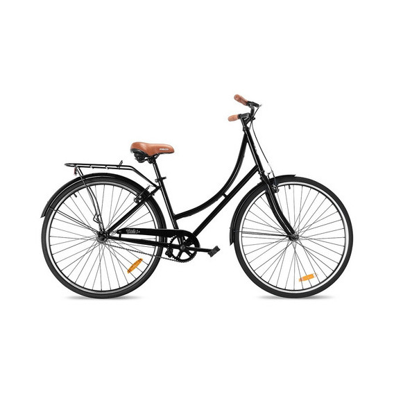Bicicleta Paseo Philco Sicilia R700c Frenos V-brake Color Negro Tamaño del cuadro M