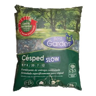 Fertilizante Césped Best Garden. Alta Eficiencia. 2kg