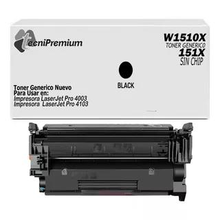 Toner Generico 151x W1510x Para Laserjet Pro 4003 Y Pro 4103