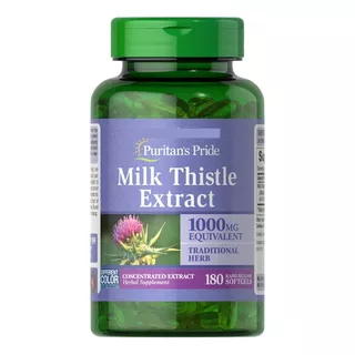 Cardo Mariano Milk Thistle 1000mg 180 Gel Blandos Eg C6