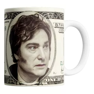 Taza De Ceramica - Milei Dolar (varios Modelos)