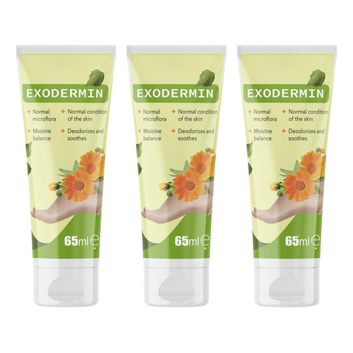  Exodermin | Para Los Pies | Pomada Crema | Tres (3) Pack