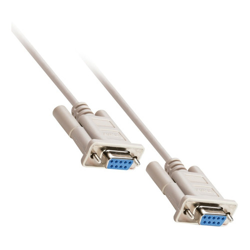 Cable Serial Null Modem Db9 Rs232 Hembra Hembra 1.8 Metros