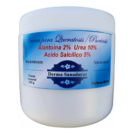 Crema Queratosis Psoriasis Ác. Salcilico Alantoina Urea 500g