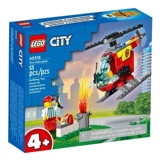 Helicóptero De Bomberos Lego City
