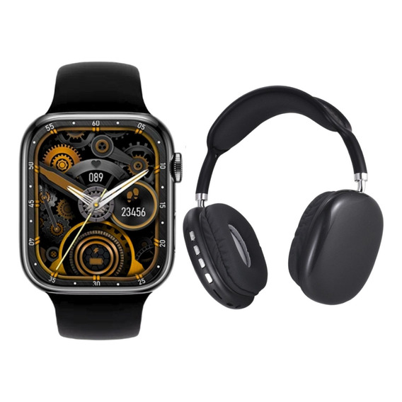 Combo Smart Watch Zks9 Max Serie 9 Y Audífonos P9 Pro Max