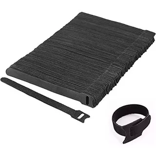 Cinta Velcro Negra 20cm (100 Unidades)
