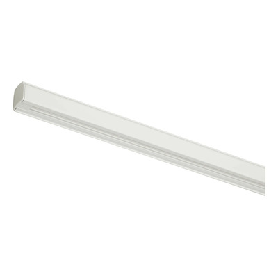 Riel De 3 Metros 3 Efecto Aluminio Blanco C/alimentador Blanco