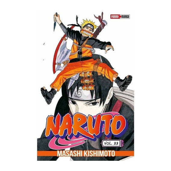 Naruto, De Masashi Kishimoto., Vol. 33. Editorial Panini Manga, Tapa Blanda En Español