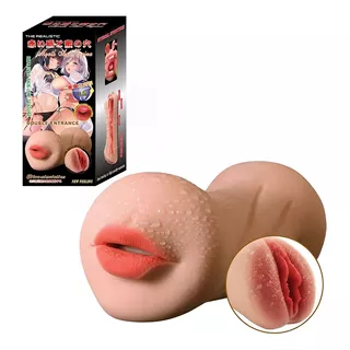 Masturbador Realista Culona Vagina Boca 2 En 1 Sex Toy