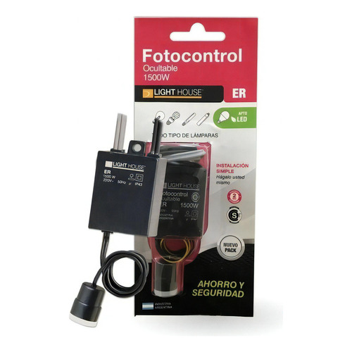 Fotocontrol Electronico Ocultable Lighthouse Er 1500w