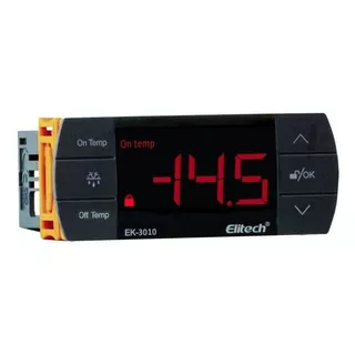 Controlador Digital Temperatura Cinza Ek-3010 220v