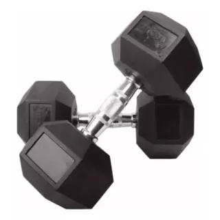 Mancuerna Hexagonal Engomada Dumbbell 22,5 Kg