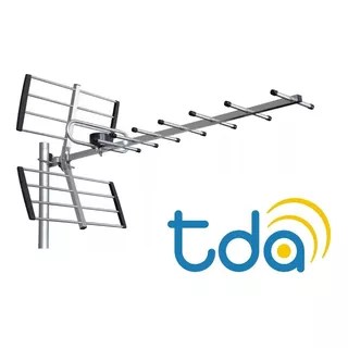 Antena Tda Tv Digital Hd Exterior Tdt Hdtv Cable Coaxil 10mt
