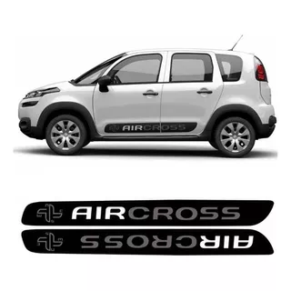 Faixa Lateral Air Cross 2016/ Adesivo Preto Citroen Aircross