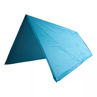 Lona Compacta Azul Fly 2,20m X 1,80m Camping Ntk