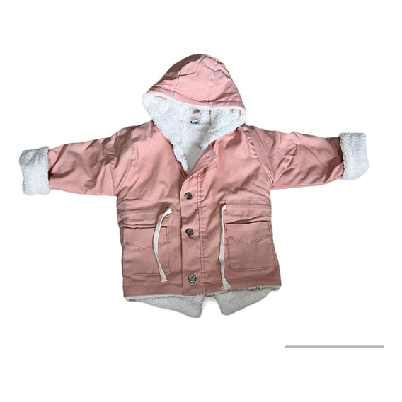 Parka Bebe Campera Invierno Corderito Nena Varon Abrigo