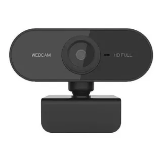 Webcam Full Hd 1080x1920 Usb Câmera Microfone Skype Youtube Cor Preto