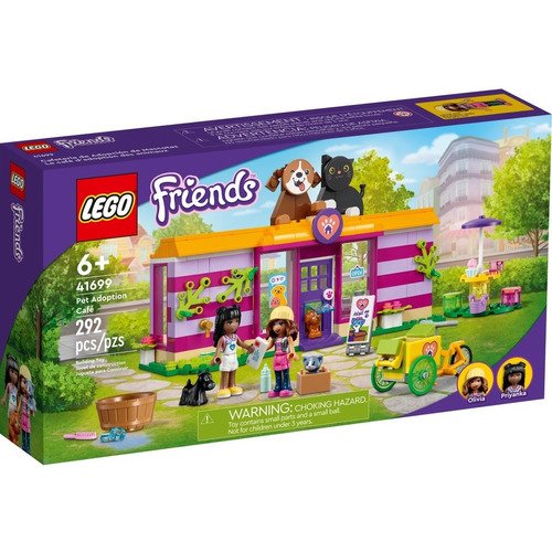 Lego Friends Cafetería De Adopción De Mascotas 41699 Cantidad De Piezas 292