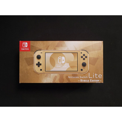 Nintendo Switch Lite Dorado The Legend Of Zelda Con Caja