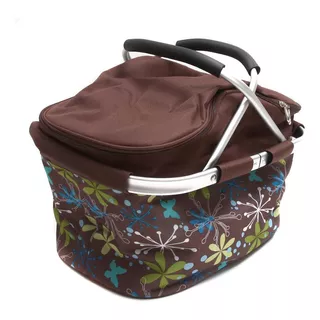 Bolso Tipo Canasto Conservador Térmico Camping Picnic Grande