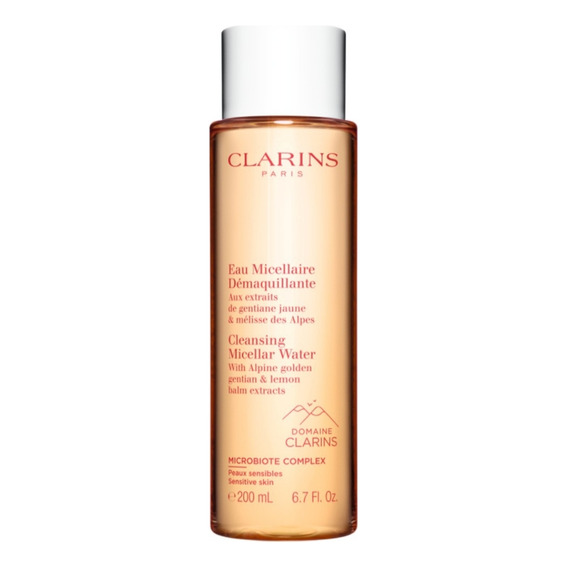 Clarins, Agua Micelar Desmaquillante Piel Sensible 200 Ml