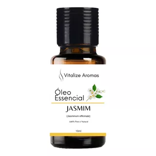 Oleo Essencial Jasmim 100% Puro Natural Vitalize Aromas 10ml