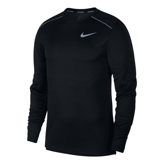 Playera De Running Manga Larga Hombre Nike Dri-fit Miler