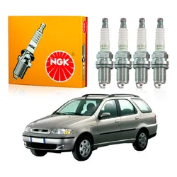  Jogo Velas Ngk Palio Weekend 1.0 1.3 8v Fire 2001 A 2004