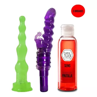 Consolador Vibrador Gel Clítoris Dilatador Progresivo Anal