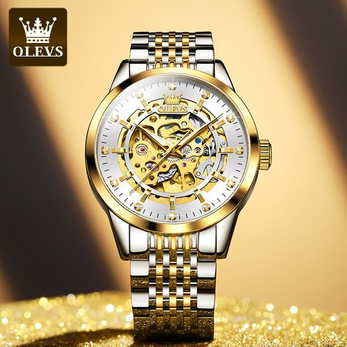 Relojes Mecánicos De Lujo Olevs 9920 Hollow Out