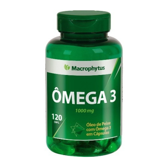 Omega 3  1g Aceite De Pescado Epa Dha Concentrado 120 Caps 