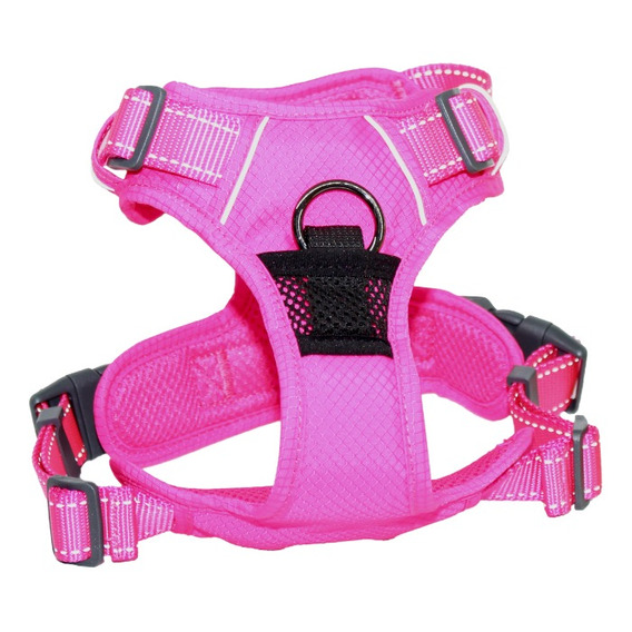 Arnés Deportivo De Control M Fucsia Perro Mascan