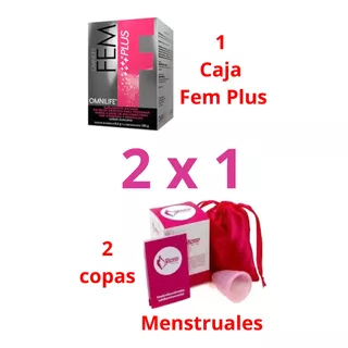 Fem Plus + 2 Copas Menstruales 