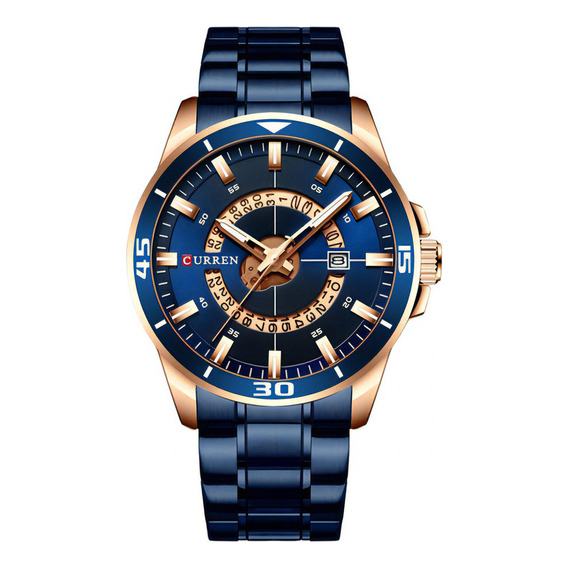 Reloj Para Hombre Curren 8359blrg Azul