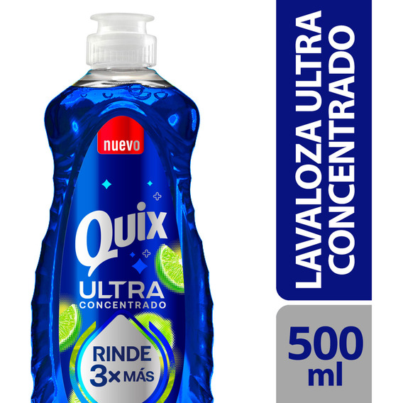 Quix Lavaloza Ultra Concentrado Rinde 3x Más 500ml