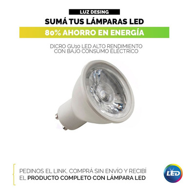 Pack X 10 Spot Plafon Blanco Movil Aplicar Luz Desing