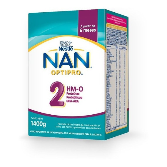 Fórmula Infantil Nan® 2 Optipro Multipack 1400grs