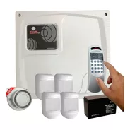 Kit Alarma 5 Zonas Con Teclado,4 Sensor, Batería Y Sirena