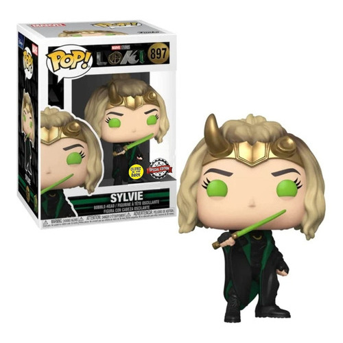 Funko Pop! - Marvel Loki - Sylvie #897 - Glow Exclusivo