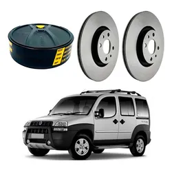  Disco Freio Dianteiro Doblo Adventure 1.8 2004 A 2010