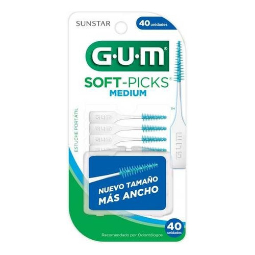 Cepillo interdental GUM Soft-Picks medio 40 u