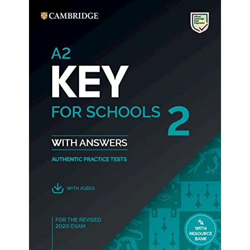 A2 Key For Schools 2 Student`s Book With Answers W, De Vvaa. Editorial Cambridge, Tapa Blanda En Inglés, 9999