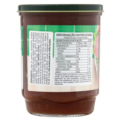 Geleia de Uva QUALITÁ Vidro 230g