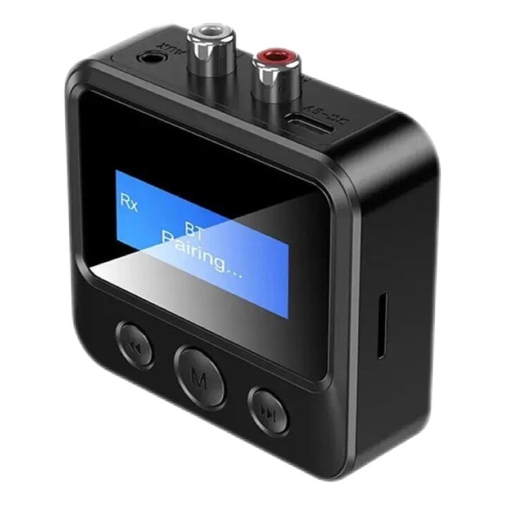 Transmisor Receptor Bluetooth Con Pantalla, Rca Aux Micro Sd