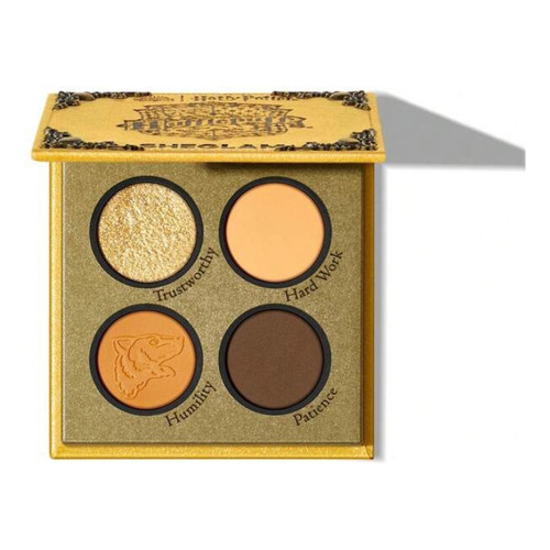Paleta de sombras de ojos Sheglam de la colección Hufflepuff de Harry Potter, color dorado