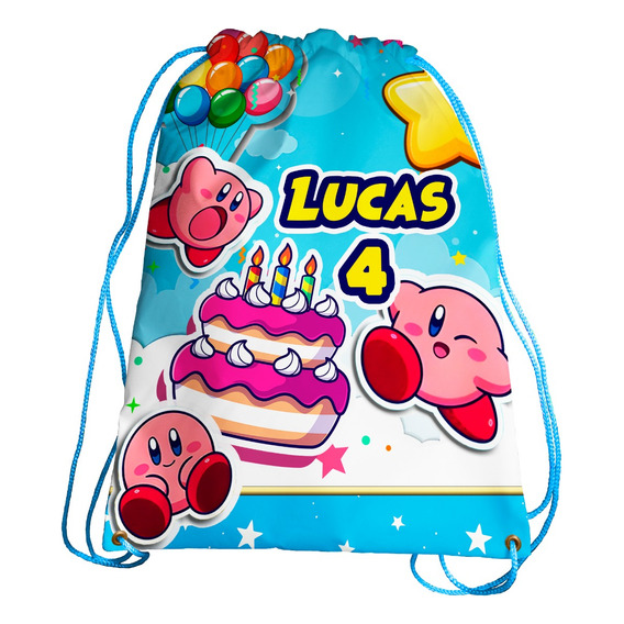 50 Morrales Dulceros Personalizados Fiestas Kirby!