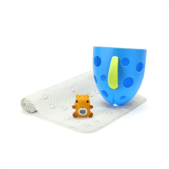 Combo Set De Baño Azul Para Bebés - Baby Innovation