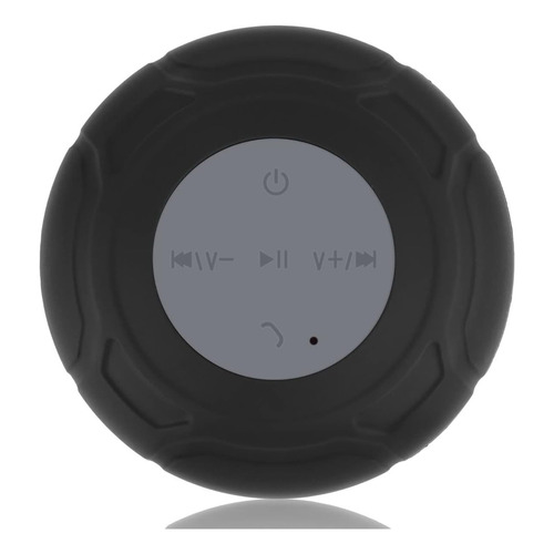 Annlend Altavoz De Ducha Bluetooth Impermeable Inalámbrico M Color Negro 110v